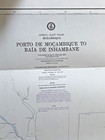 1977 Us Defense Military Nautical Chart Map Mozambique Channel Coast East Africa