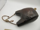 Antique Vintage Wooden Crafted Cow Bell Hand Carved Made Folk Rustic Ooak
