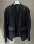 2024 Autumn Lady New Sacai Luck Long Sleeve Splicing Knitted Suit Jacket Top