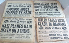 Lot 12 Vintage Los Angeles Daily News 1941 World War Ii Complete Editions