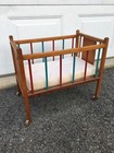 Vintage Toys Baby Doll Wooden Crib 1940s 1950s
