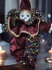 Haunted Jester Clown Doll Vessel Active Spirit Joyful Companion Gentle Energy