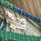 Kantha Bae Vintage Cotton Kantha Floral Stitched Baby Ls Romper multi s  nwot 