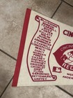 Vintage Cincinnati Reds World Series Pennant Rose Bench Griffey Big Red Machine