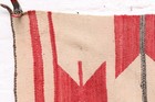 Antique Navajo Rug Native American Indian Vintage Weaving 37x16 Textile