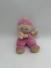 Fisher Price Baby   s 1st First Doll Rattle Plush 10    Pink Soft Stuffed Toy 2008