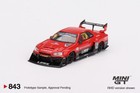 Mini Gt 1 64 Lbwk Nissan Lb-er34 Super Silhouette Red black  843