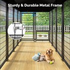 Large Outdoor Dog Enclosure Heavy Duty Dog Cage With Roof Thicken Kennel Fence