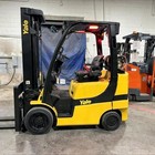 2019 Yale Glc060vx 6000lbs Used Forklift Triple Mast Sideshift 5636 Hours
