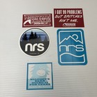 Lot Of 5 Outdoor Adventure Stickers Mountain Khakis Nrs Bigfoot Leave No Trace