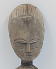 Vintage Asante Akua   ba Fertility Statue Hand Carved Old African Tribal Figure