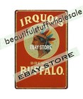 Iroquois Brewing Brewery Beer Headdress Native Indian Buffalo Ny Tin Sign