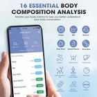 Agm Smart Body Weight Fat Scale App  Wireless Bluetooth  pink 