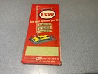 Vintage 1956 Cuba Road Map      Esso Standard Oil Co  Of Cuba