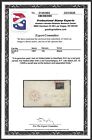Us Scott  2 On 1849 Folded Letter Cover Canandaigua Ny W  Pse Certificate