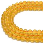 Natural Grade Aaa Citrine Smooth Round Beads Size 6mm 8mm 10mm 15 5  Strand