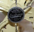 Emerson Electric Seabreeze 8  Electric Rare Yellow Table Fan   Works   1940 s