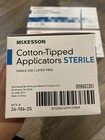 Mckesson Cotton Tipped Applicator  6 In 100 Count Long Sterile Medical Swabs Lot