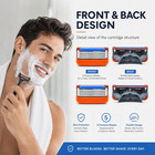New 4x Shaving Razor Blades Refills Compatible For Giiiette Fusion 5 Proglide