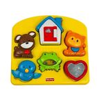Fisher-price Baby Toys Animal Activity Puzzle   Butterfly Block Shape Sorter