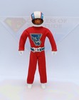 Ideal Evel Knievel Vintage Original Action Figure  red Cycle Suit  Belt  minty