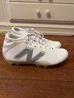 New Balance Rush V4 Mid Lacrosse Cleats White Green Men   s 8 Women   s 9 5 Adult
