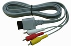 Original Oem Nintendo Wii And Wii U Audio Video Av Cable Cord Very Good 6z