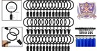 40 Pack Metal Curtain Rings Clips 1 5 In Diameter Heavy Duty Drapery Hooks