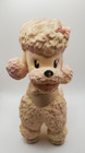 Vintage 1963 Sun Rubber Company Pink Poodle Dog Toy  m4 