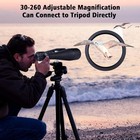 Hiopiaco High Power Binoculars Stargazing Telescope 30-260x80 Long Range