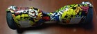 Self Balancing Board Graffiti Style Yellow Sculls Blue Sneaker Bluetooth Ul 2272