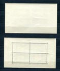 Hungary 1961 Perf imperf Sheet  kleinbogen  Of 4 Mnh Sc 1388note Cv 216 10632