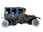 Vintage Marx Tin Litho Wind-up Metal    old Jalopy    Toy Car Working Vgc