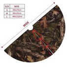 Camo Hunting Christmas Tree Skirt Xmas Mat Holiday Party Home Ornaments Decor   