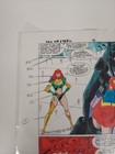 Man Of Steel Original Hand Painted Color Guide Supergirl Dc Comics