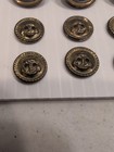 16 Vintage Brass   2 Metal Buttons - Military   Horses Nice Collection 