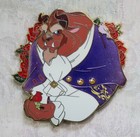 Disney Fantasy Pin The Beast Heirloom Doll Le 60 Jumbo Pop Beauty   The Beast