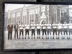 Vintage 1946 East High School Denver  Co Framed Panoramic Football Team Photo