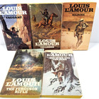Vintage Lot Of 5 Preowned Louis L amour Paperback Westerns