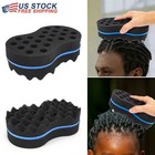 2x Wave Barber Hair Sponge Brush Magic Dreads Locking Twists Coil Afro Curl Tool
