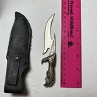 Fantasy Falcon Eagle Fixed Blade Dagger Knife Curved Claw Blade W  Sheath