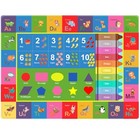 Baby Play Mat For Floor  Abc Alphabet  Numbers And Shapes Educational Area