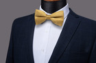 Pre-tied Bow Tie Satin Solid Bowtie Adjustable Tuxedo Bowties For Men With Gift 