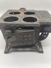 Vintage Queen Mini Cast Iron Metal Stove Oven Salesman s Sample Childs Set