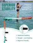 Inflatable Stand Up Paddle Board With Sup Accessories  Anti-slip Eva Deck  10   6   