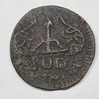 1813 Mexico 8 Reales Oaxaca Morelos Small Size Copper Cast Planchet Coin  x23