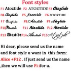 Custom Names Pendant Necklace Stainless Steel Personalized Gold Silver Jewelry