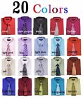 Men s Dress Shirts With Matching  random Design  Tie Set Cotton-blend Shirt Set