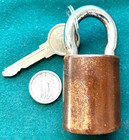 Irs Eagle Lock High Security Barrel Padlock  4961     Original Key     Rare