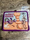 Vintage Road Runner Metal Lunchbox  With Thermos 1973 Warner Wile E Coyote